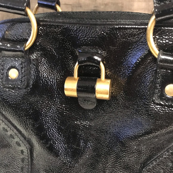 Black patent leather Yves Saint LaurentYSL Handbag - Picture 6 of 8